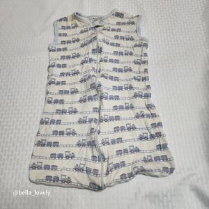 🏖 0-9 Months Infant Baby Sleeveless Train Themed Sleep Sack